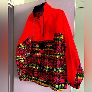 VUARNET FRANCE VINTAGE WIND BREAKER SKI PARKA, NEW CONDITION, SIZE L